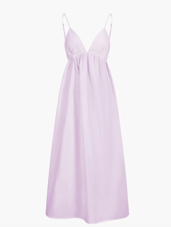 Commense Dresses & Skirts - Commense Maxi Slip Dress Coastal Cowgirl Open Back 100% Cotton Pink S NWT